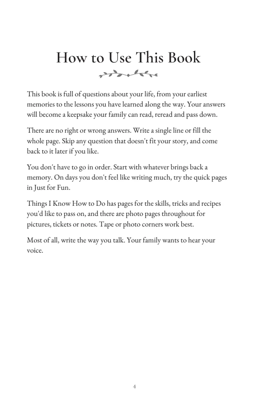 The Hand-Me-Down Book from Grandpa, page 2 of 6